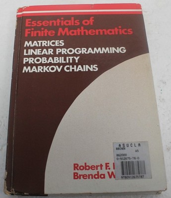 Essentials of Finite Mathematics : Matrices, Linear Programming, Probability,...