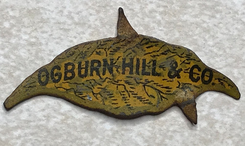 TC17 Tobacco Tag Ogburn Hill & Co Natural Leaf