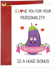 Funny Valentines Card for Her Girlfriends Naughty Valentines Day Card for Wife