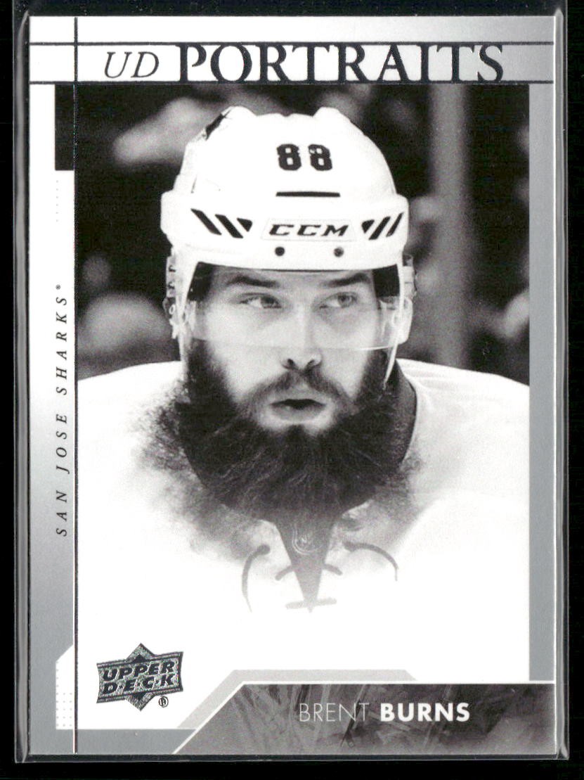 2017-18 Upper Deck Brent Burns UD Portraits #P-49 San Jose Sharks