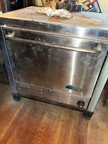 Peerless Natural Gas Countertop Convection Oven Single Deck Full Size 40,000 BTU
