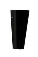 Edle Glas Wandleuchte Schwarz E27 Wand Lampe Wandfackel Glasleuchte Wandlampe
