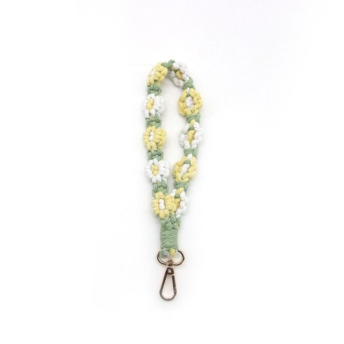 Flower Flower Woven Phone Chain Phone Case Prevention Chain Desktop Decoration - Zdjęcie 8 z 10