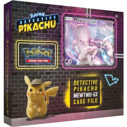Pokemon Tcg Detective Pikachu Mewtwo Gx Case File Box