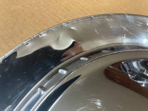 1953 1954 FORD CRESTLINE SUNLINER CUSTOMLINE 15" WHEEL COVER HUB CAP OEM USED - Picture 6 of 7