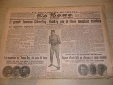 La Settimana Sportiva del 19/06/1930 Schmeling- Sharkey Serie A Ambrosiana ▓