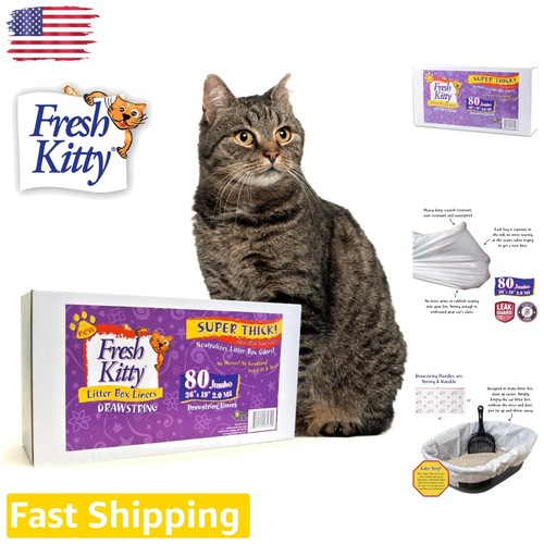 Royal Pet Inc. Jumbo Litter Box Liners 80 Count Thick Scented