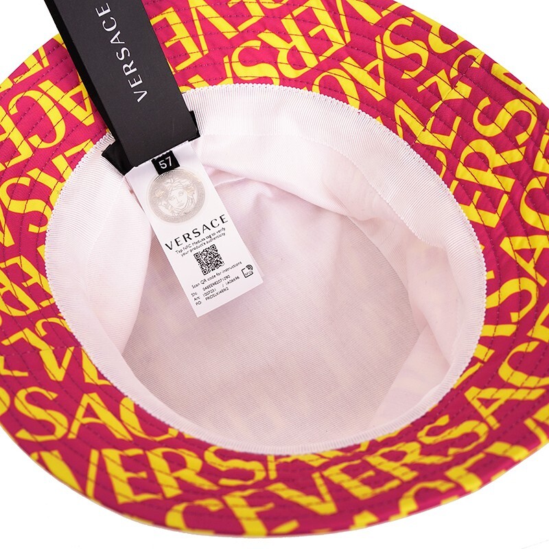 VERSACE ピンク キャップ 58cm Versace Baseball Cap - 57 cm