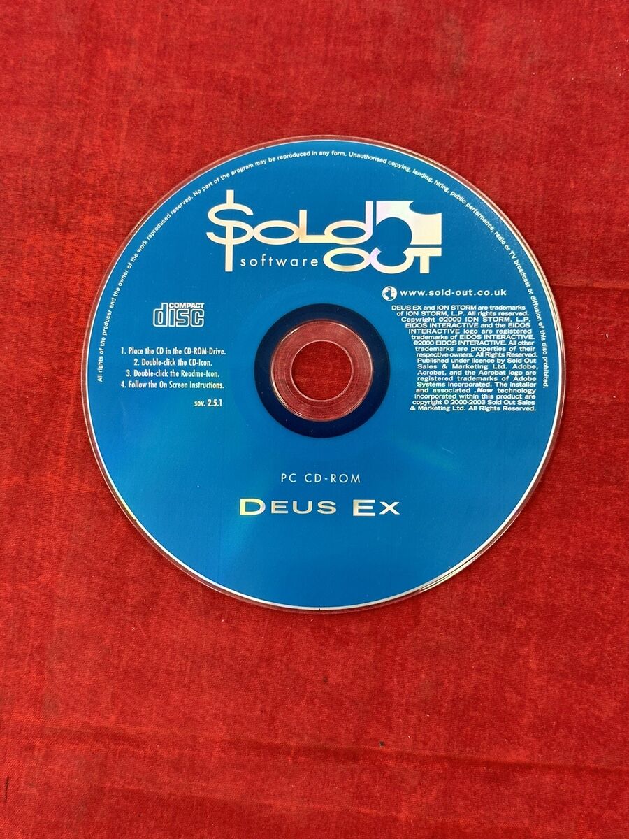 Deus Ex PC Video Game Windows CD-ROM 788687103718| eBay Deus Ex PC Video Game Windows CD-ROM 788687103718| eBay