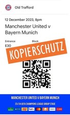 2023/24  --- Manchester United - FC Bayern M&uuml;nchen --- Print@Home-Ticket 508