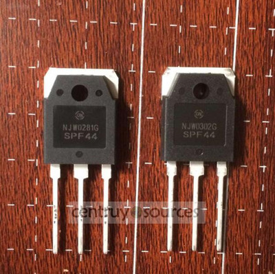 1pair(2pcs) Transistor ON/ONSEMI TO-3P NJW0302G/NJW0281G