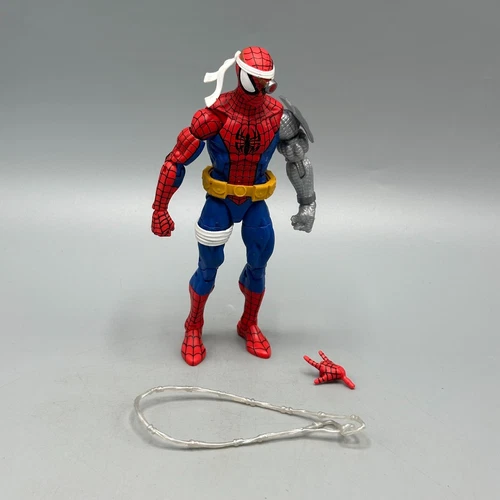 Figura Marvel Legends Cyborg Spider-Man 6" Retro Objetivo Exclusivo Completo