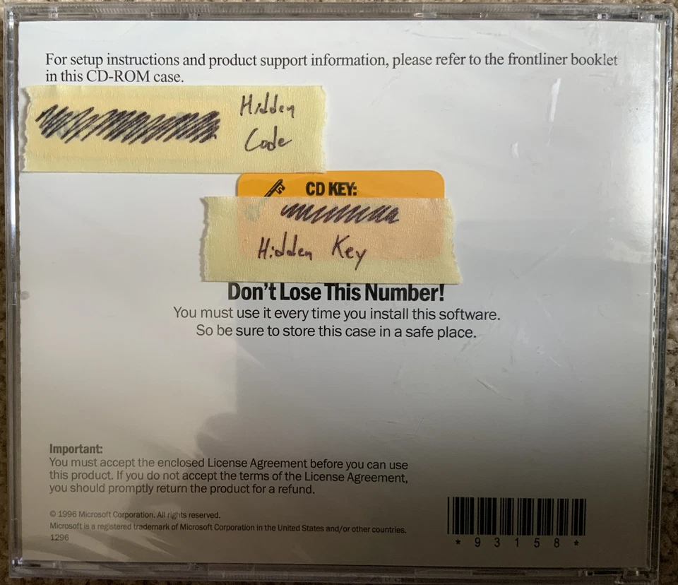 Microsoft Transaction Server Developer Edition (Microsoft, 1996) SELLADO con llave Foto 2 de 2