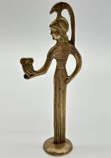 Athena Minerva with Owl Greek Roman Goddess of wisdom, Greek Mythology  bronze