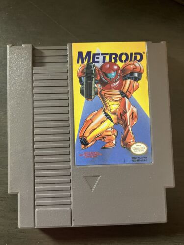 Metroid (Nintendo) NES Yellow Label Variant Authentic TESTED - Picture 1 of 5