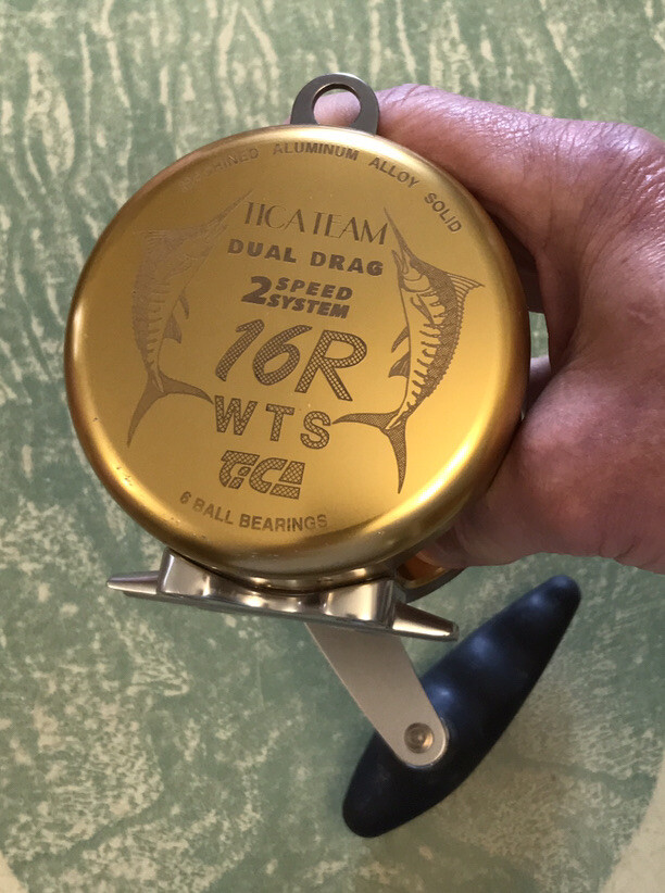 Tica Team Dual Drag 2 Speed 16R WTS Offshore Saltwater Reel Salesman Sample