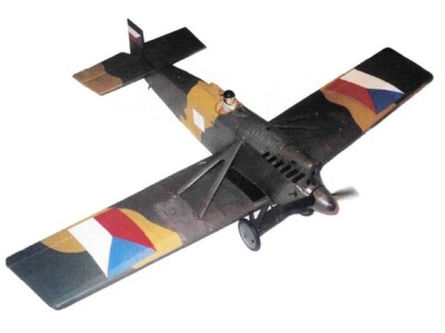 Avia BH-3 F/F 38'' Wingspan R/C Model Airplane Printed Plans & Templates