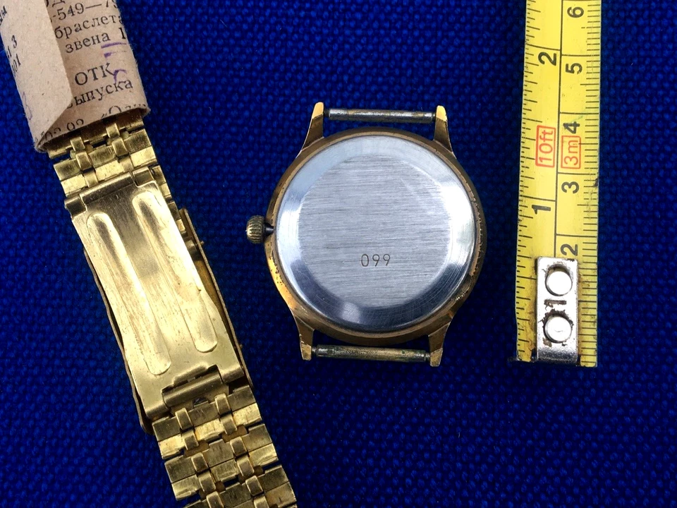 Reloj Pulsera Vintage Vympel 21 Piedras Bielorrusia Nuevo Pulsera Foto 2 de 4