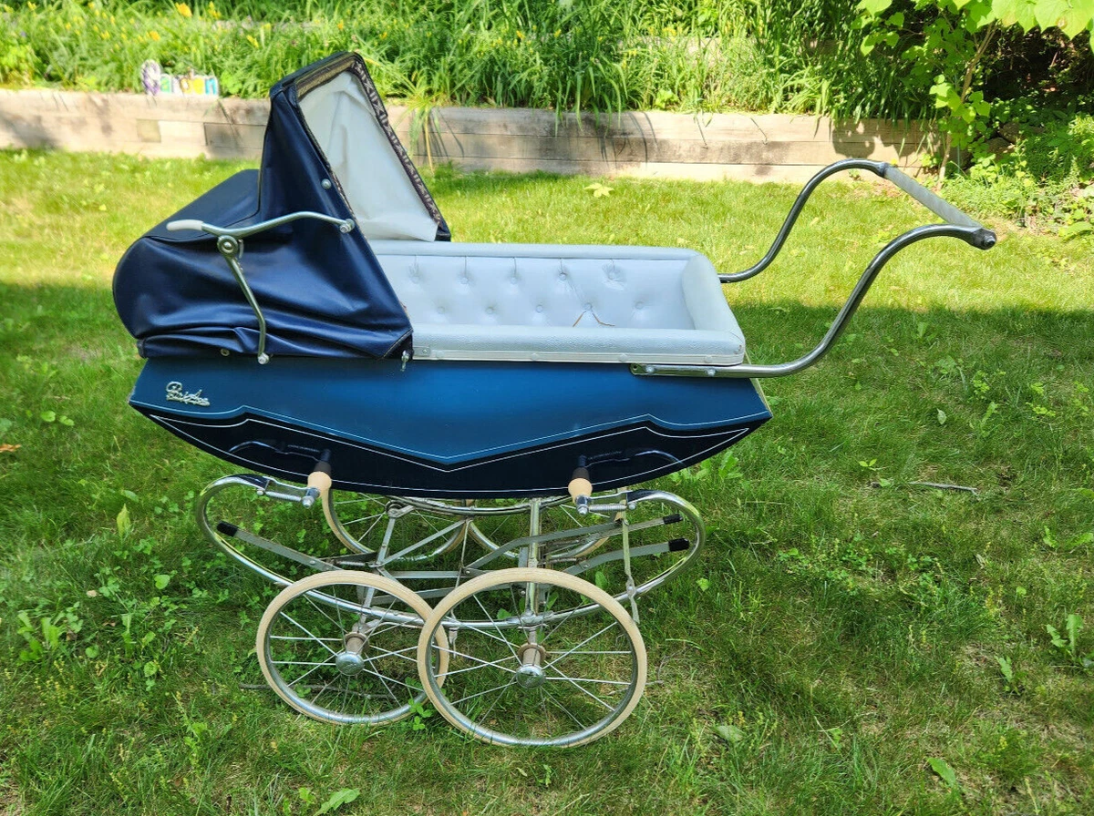 Vintage Bilt-Rite Baby Stroller Carriage Pram 1950’s Beautiful Green Buggy