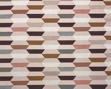 SUNBRELLA 145602 PRECISE SANGRIA PINK GEOMETRIC OUTDOOR INDOOR FABRIC BTY 54"W