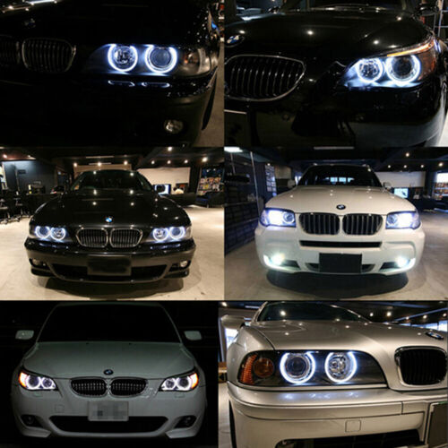 Fit For BMW E90 E91 2X LED Angel Eye Halo Ring Marker Light Lamp Bulb Error Free - Picture 2 of 11