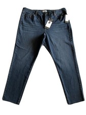 Womens Sofia Vergara Mid Rise Skinny Ankle Blue Jeans Size 20