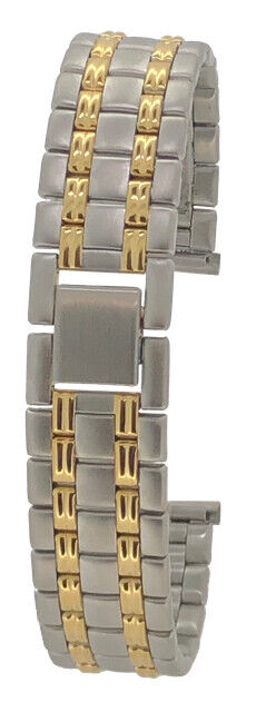 Condor 20mm Stainless Steel Two Tone 2 Piece Metal Bracelet Watch Strap 
