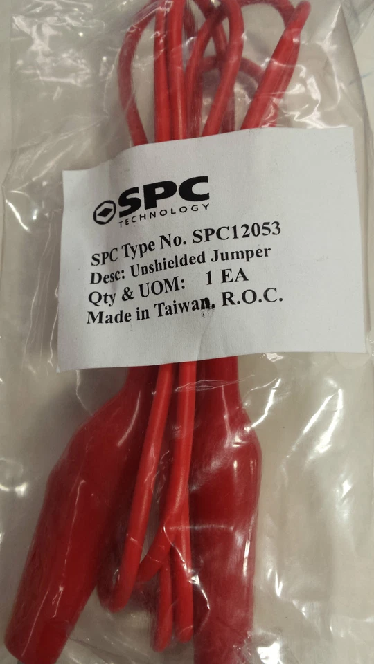 SPS SPC SPC12053 1.5M (5') Red Crocodile Test Lead Red