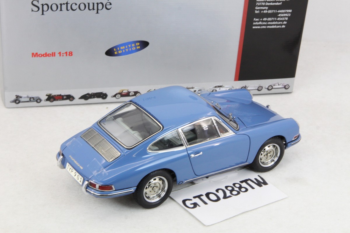 CMC 1:18 scale Porsche 901 Sport Coupe 1964 Blue(M-067D CMC 1:18 scale Porsche 901 Sport Coupe 1964 Blue(M-067D