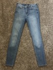 WOMENS HOLLISTER HIGH RISE SUPER SKINNY LIGHT JEANS SIZE 1S CLASSIC STRETCH — photo 1
