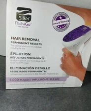 Silk'n Flash & Go Permanent Hair Removal Device 5000 Pulses Men Women Full Body 