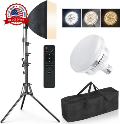 Kit De Iluminación Para Fotografía Softbox, Kit De Iluminación Profesional NUEVO
