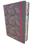 Biblia reina valera 1960  de Apuntes, Gris y Floreado Tela Impresa  8 puntos