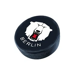 Eisbären Berlin - Puck - SCHWARZ Logo Bärenkopf