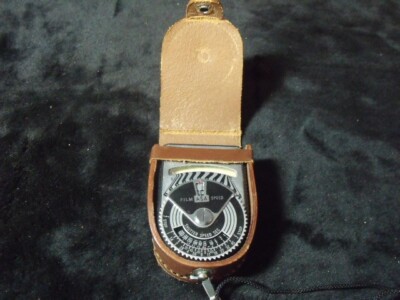 Vintage Adams Exposure Meter With Leather Case CHECK OUT MY OTHER CAMERA DEALS