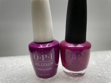 Opi Gelcolor Matching Gel Polish Flashbulb Fuchsia Gc B31 Nl B31