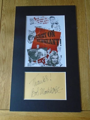 Bob Monkhouse Genuine Signed Authentic Autograph - UACC AFTAL - Image 1 of 2