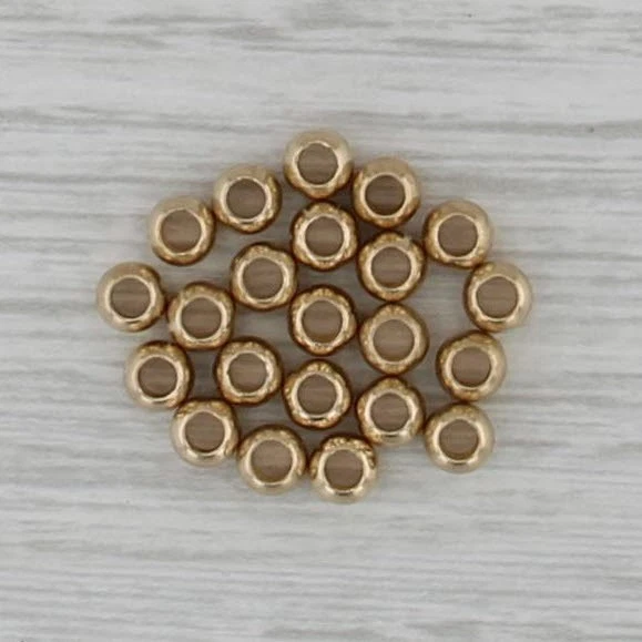 21 珠间距滑动手链饰品 14k 黄金发现珠宝制作 — 第 2/4 张图片