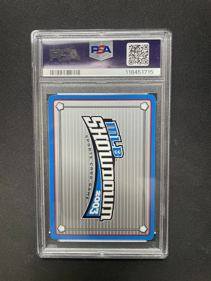 2003 MLB Showdown Ichiro Suzuki Trading Deadline Rookie Season #142 Foil PSA 9 - Image 2 of 2