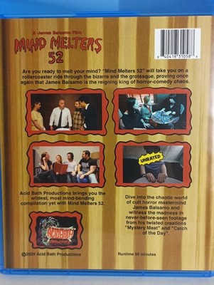Mind Melters 52 Blu-ray 2024 Unrated Cult Horror Comedy Bizarre