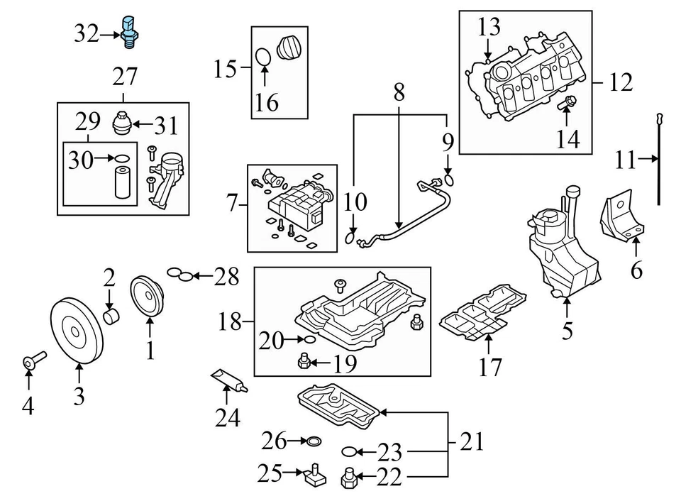 2007-2010 2012-2018 AUDI A8 QUATTRO - Engine OIL Pressure Sensor / Switch - Image 3 of 4