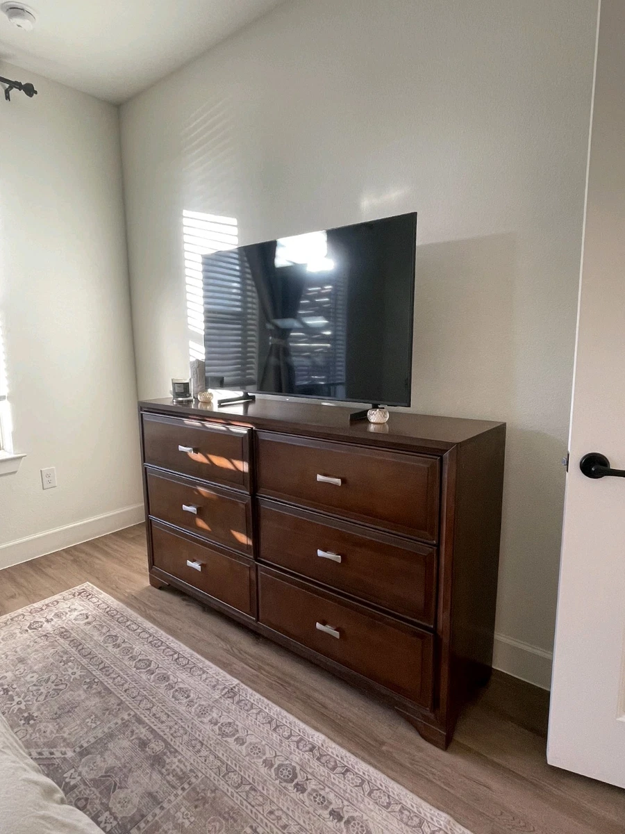 ashley north shore dresser brown Painted Four Drawer Bachelor's Chest by Hooker Furniture main image 1
