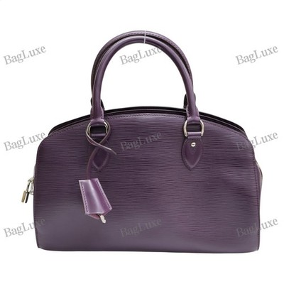 LOUIS VUITTON LV Pont Neuf PM Pont Neuf PM Handbag Leather Purple M5907K