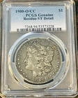 1900-O/CC Morgan Silver Dollar $1 PCGS Genuine VF Details VAM Overmintmark