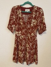 ba&sh Kleid Blumen rot size 0 / xs