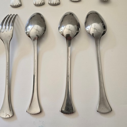 Reed & Barton Bretton Woods Shell Rebacraft Stainless 13 Assorted Pieces - Picture 8 of 11