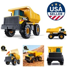 Tonka Steel Classics Mighty Dump Truck - Made with Steel & Sturdy Plastic, Yello
