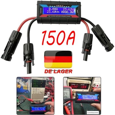 150A LCD Leistungsanalysator Watt Meter Strom Monitor Solar Wind Power Analyzer