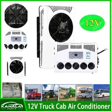 12V Truck Cab Air Conditioner Split AC Fits Semi Trucks Bus RV Caravan 12000 BTU