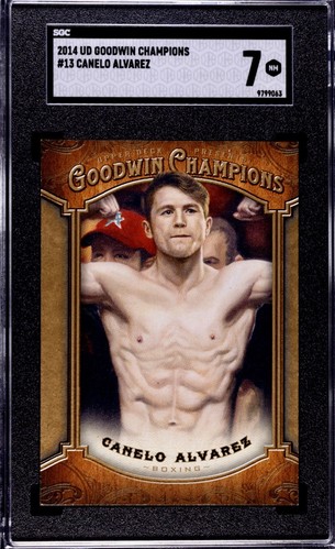 2014 UD Goodwin Champions Saul CANELO ALVAREZ Boxing Legend Rookie Card SGC 7